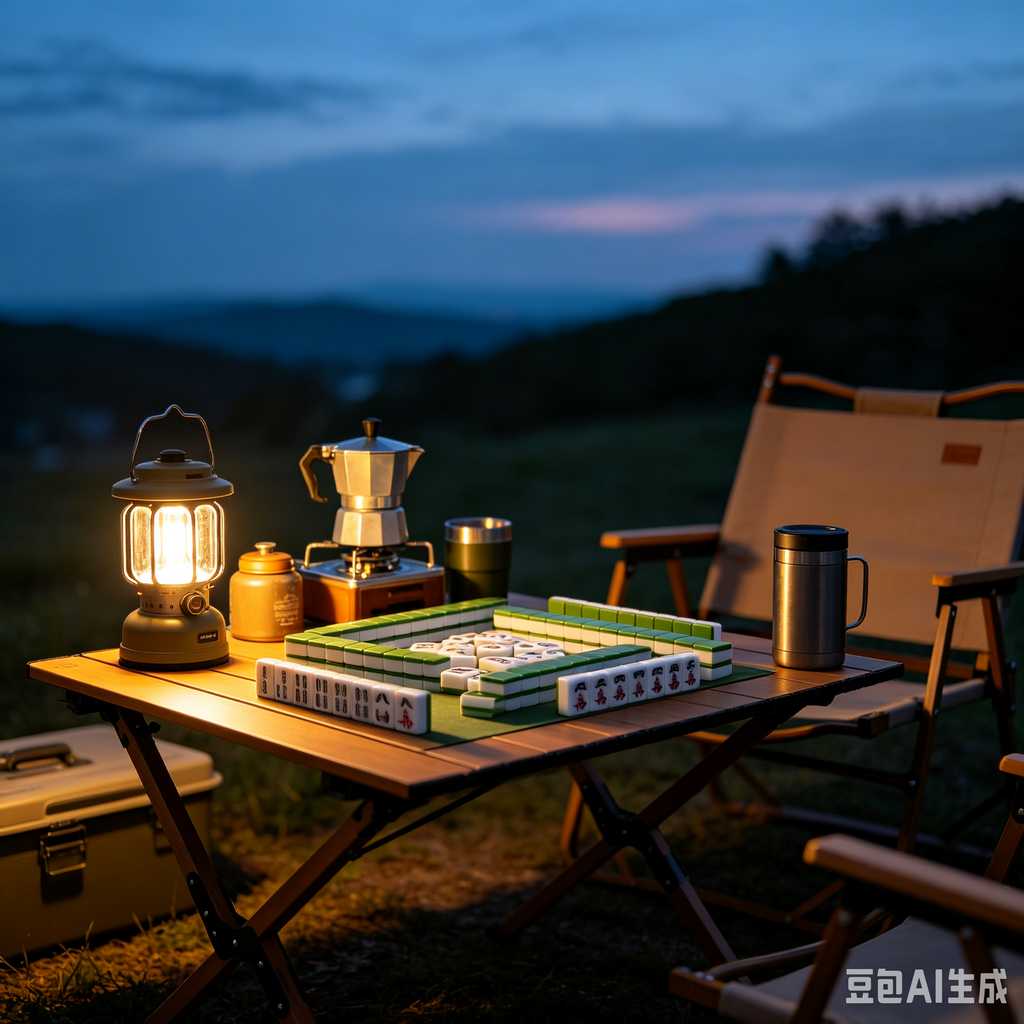 bamboo wood mahjong set