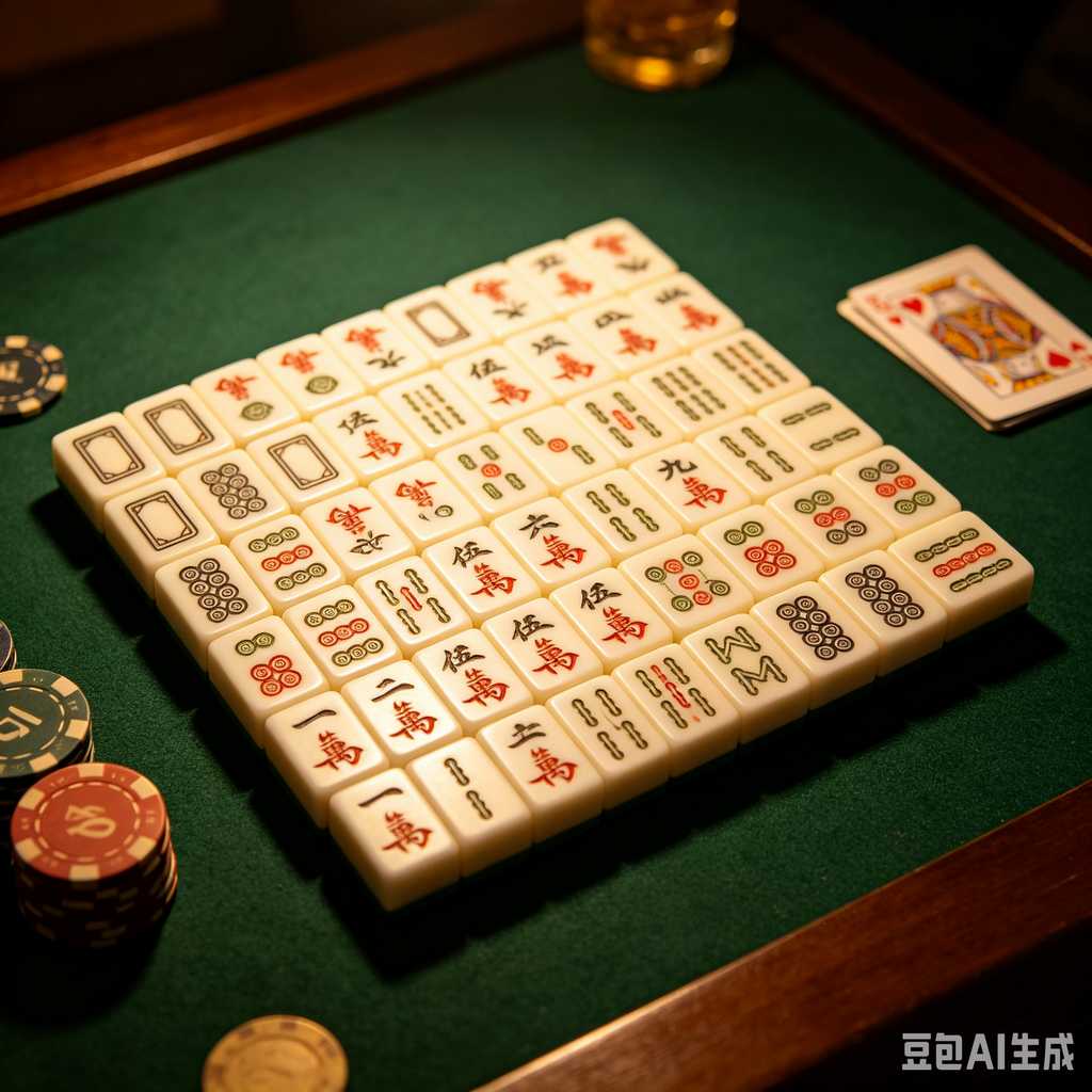 displayable mahjong set