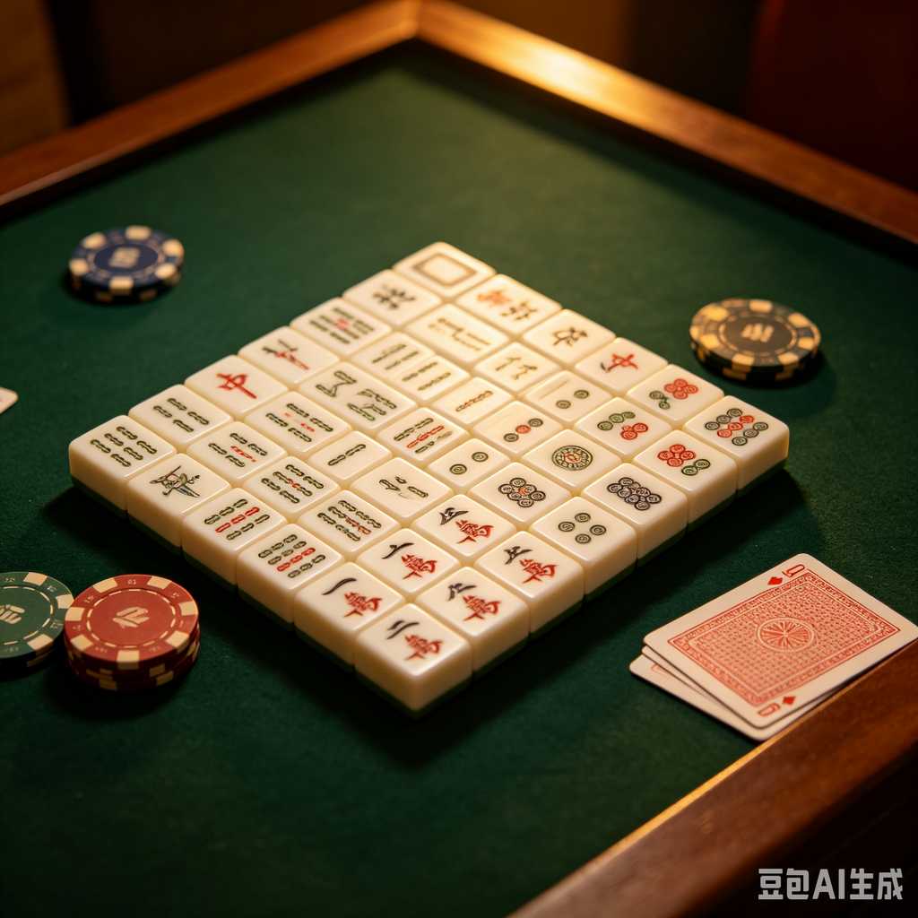 simple text mahjong tiles